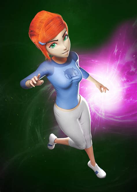 gwen tennyson 3d|Gwen Tennyson 3D by DemonLeon3D on DeviantArt